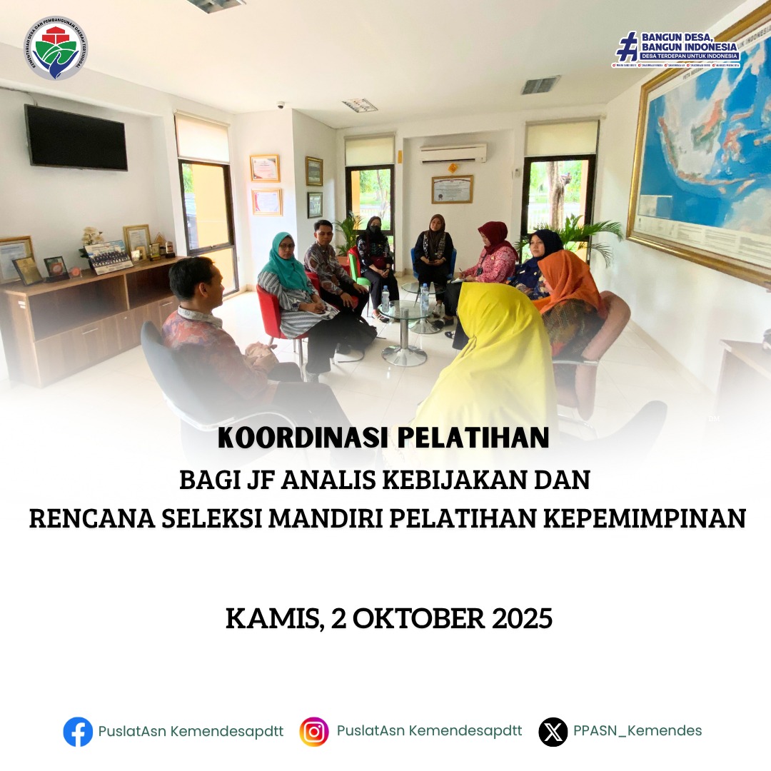 Kooridnasi Pelatihan bagi Jaba...